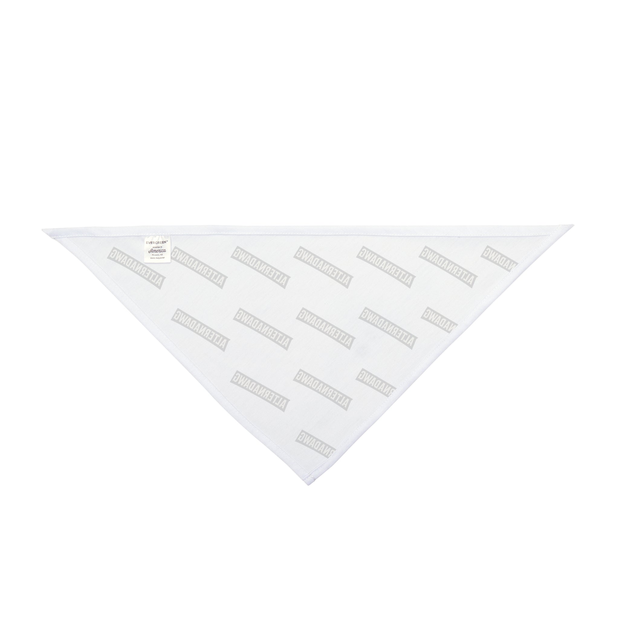 Pet Bandana — ALTERNADAWG - WHITE