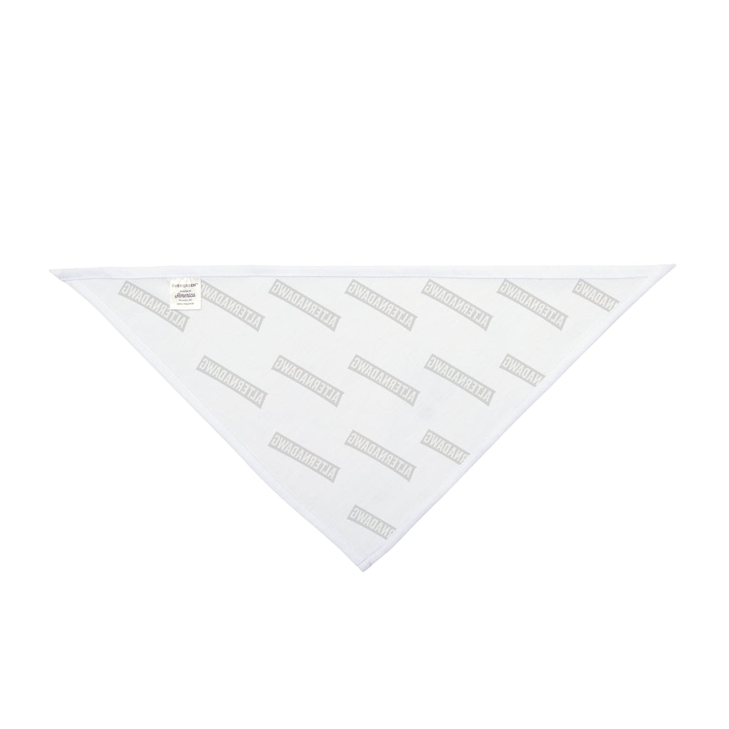 Pet Bandana — ALTERNADAWG - WHITE