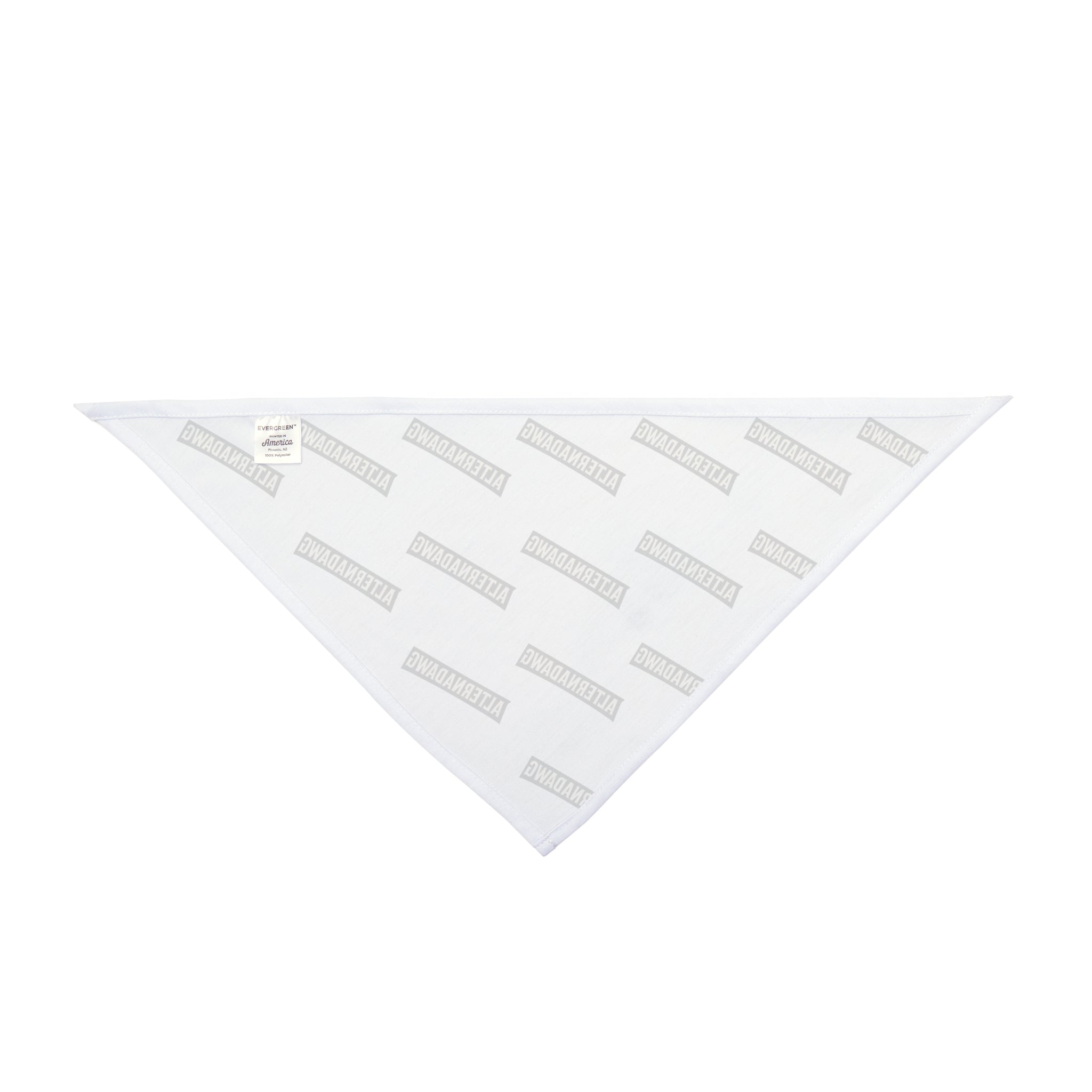 Pet Bandana — ALTERNADAWG - WHITE
