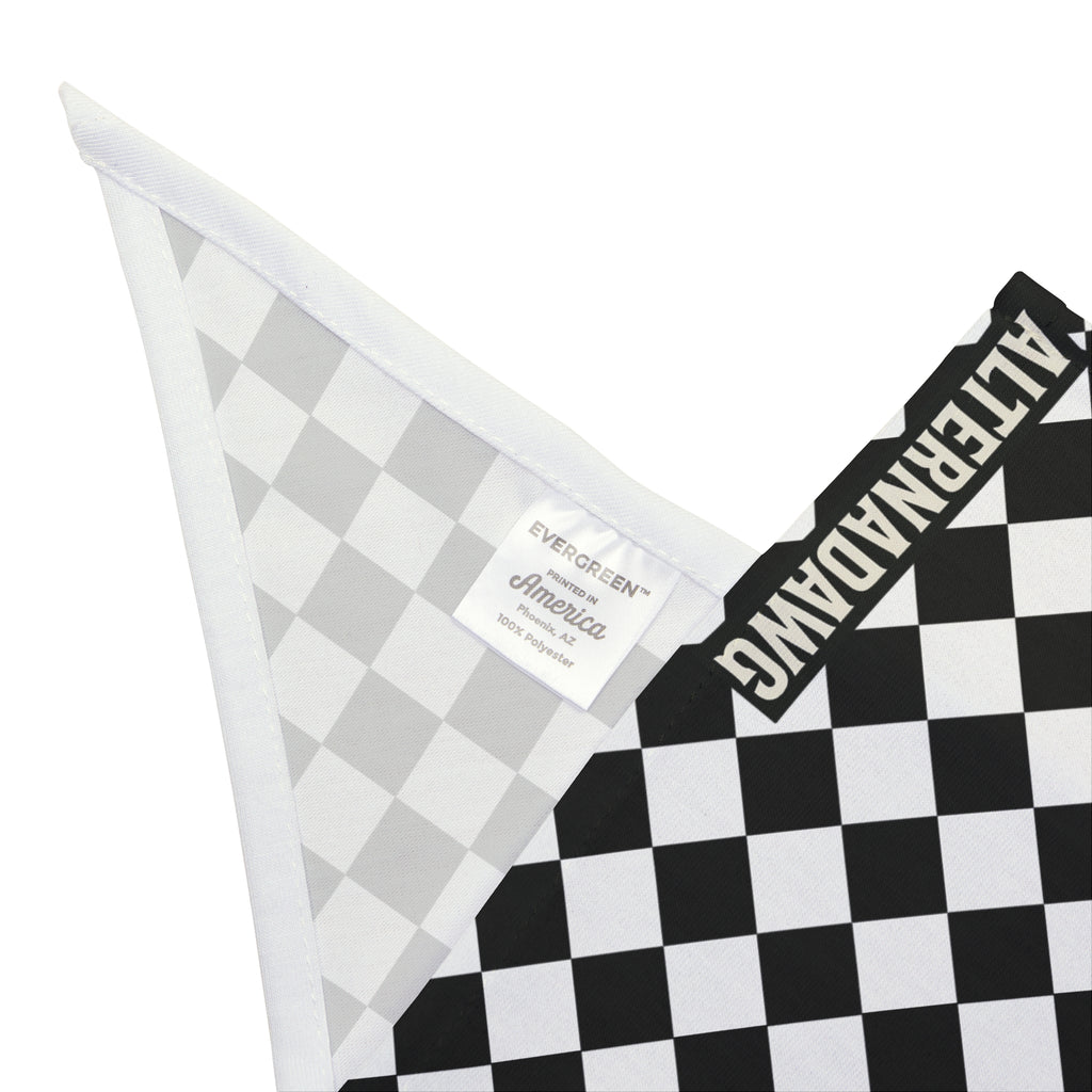 ALTERNADAWG Checkered Pet Bandana