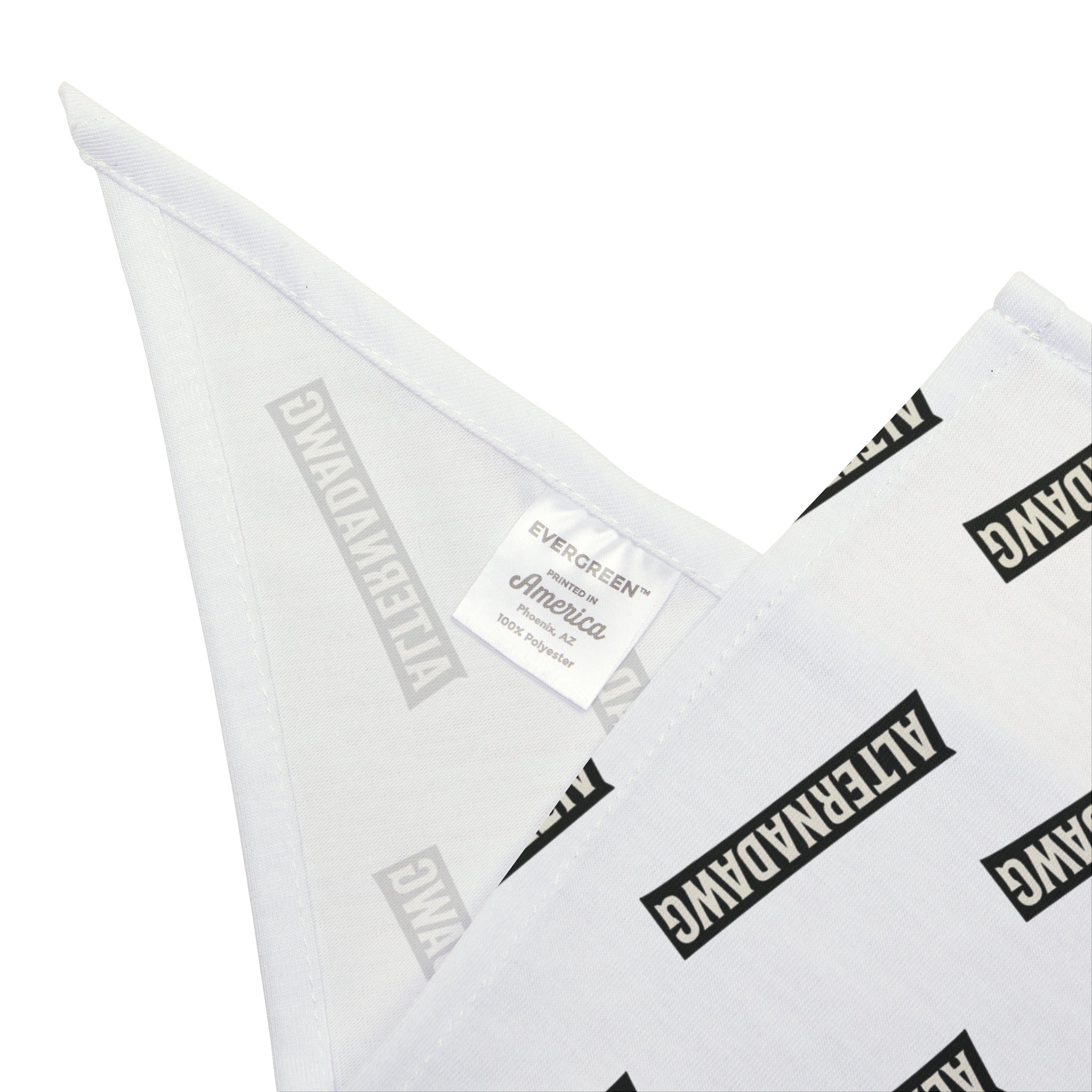 Pet Bandana — ALTERNADAWG - WHITE