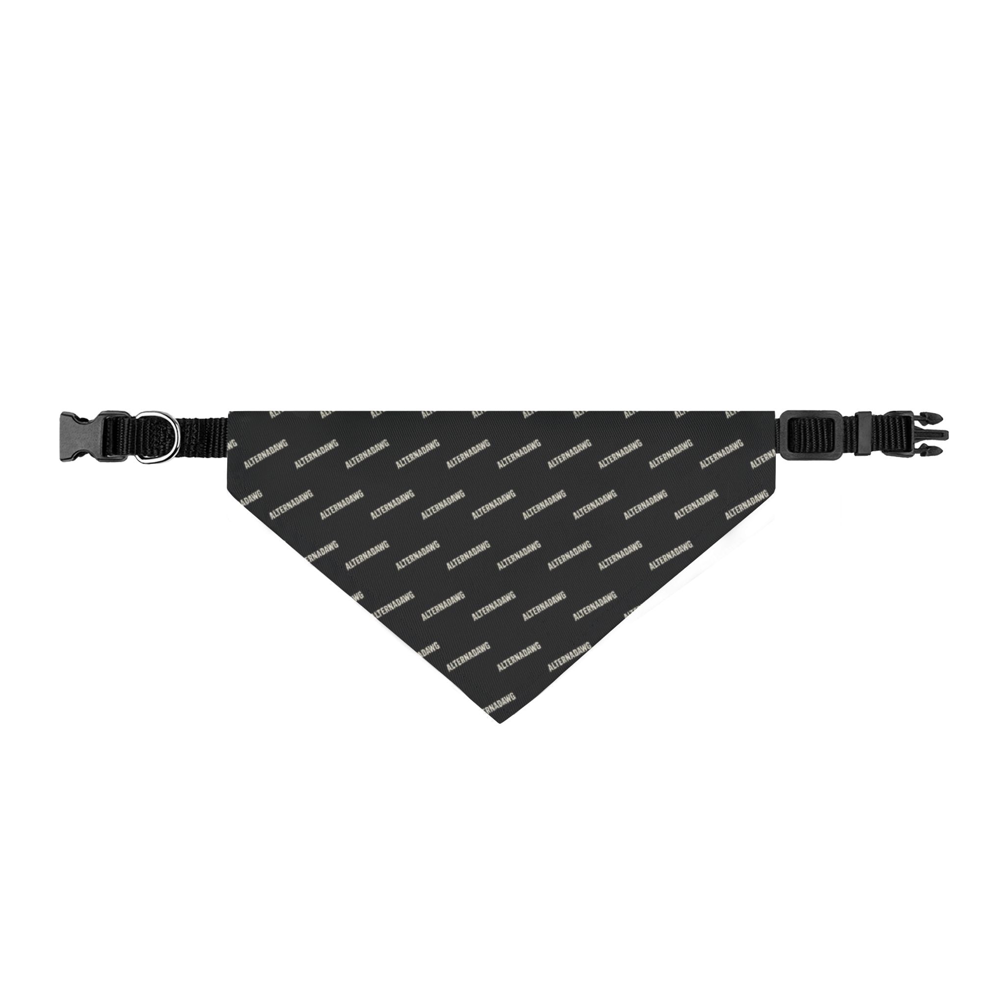 Clip-On Pet Bandana — ALTERNADAWG - BLACK