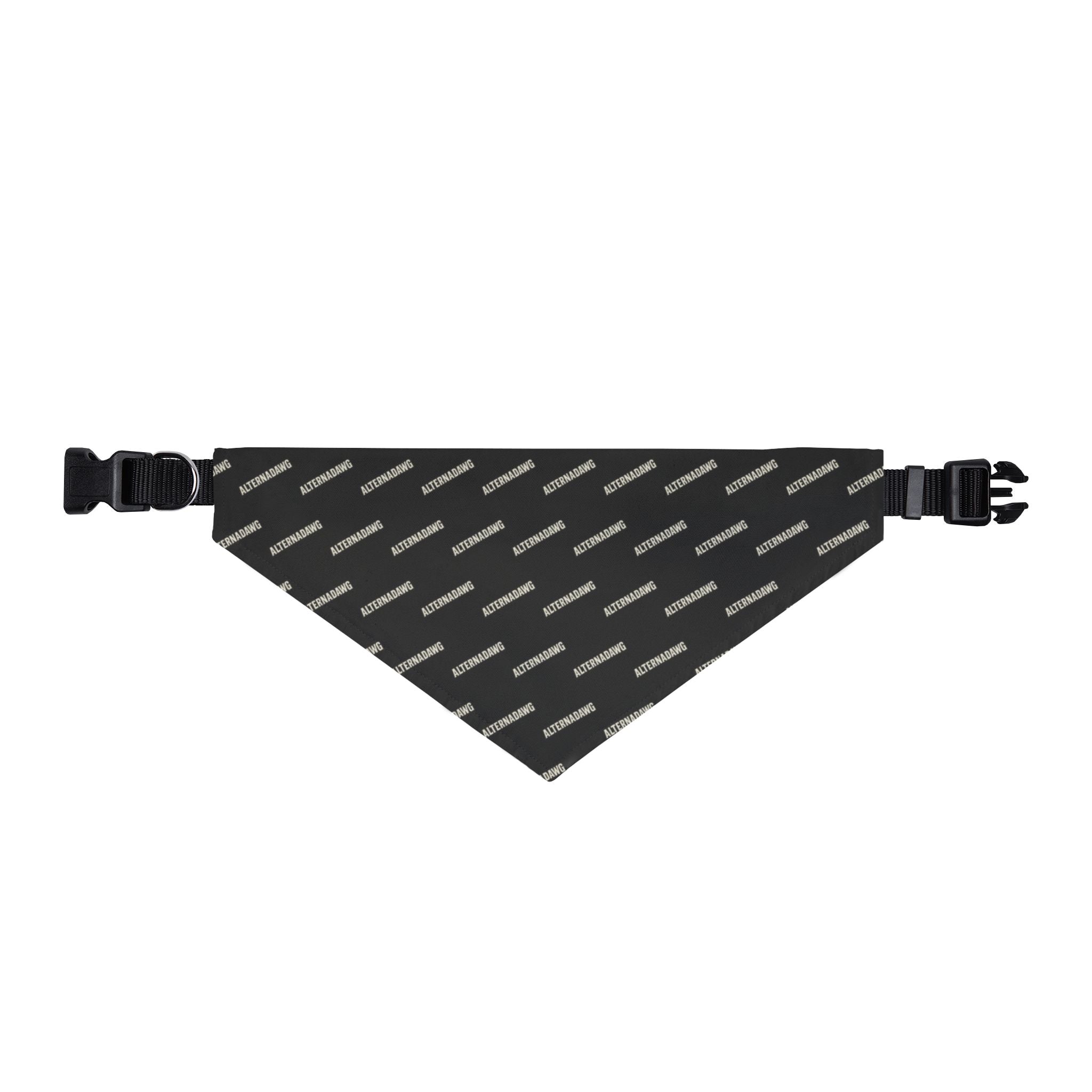 Clip-On Pet Bandana — ALTERNADAWG - BLACK
