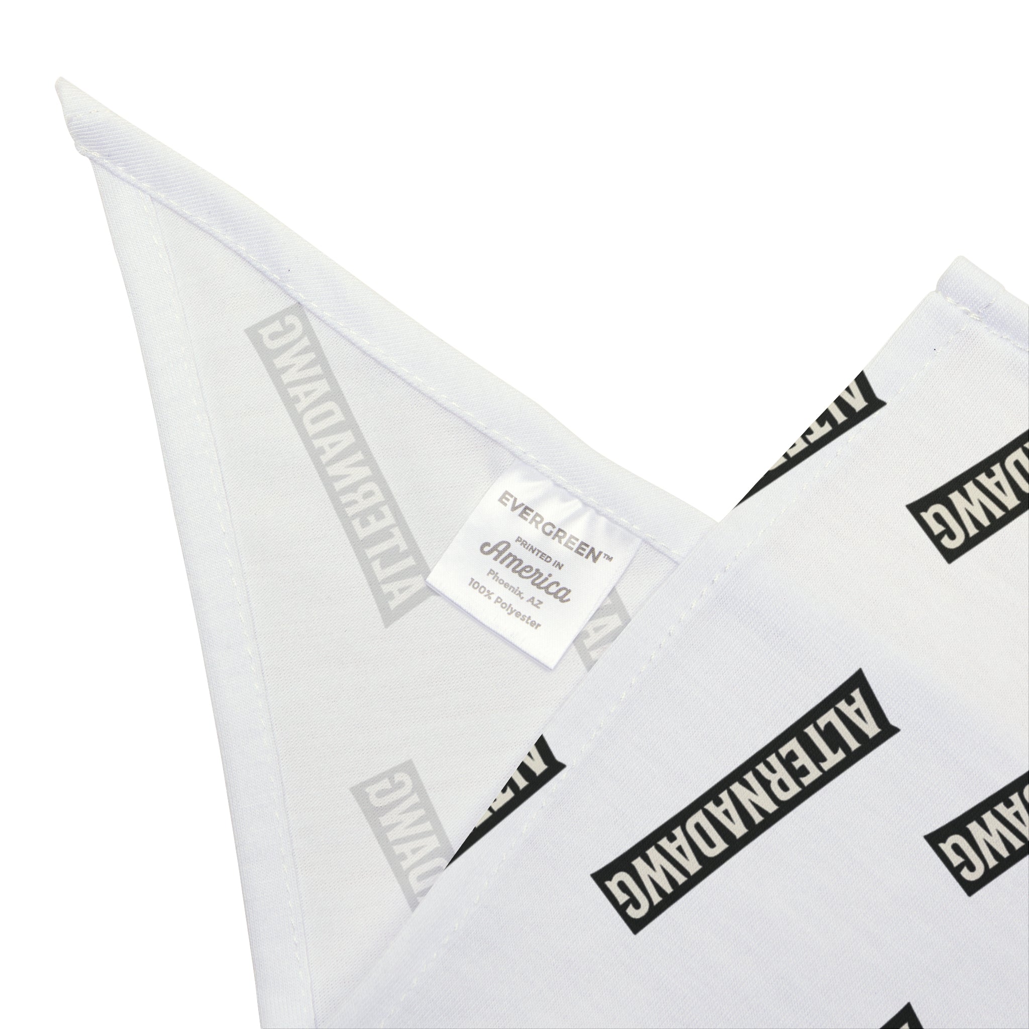 Pet Bandana — ALTERNADAWG - WHITE